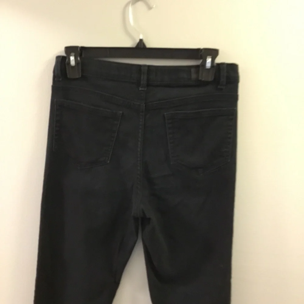 JORDACHE Girls size 18 slim black high rise super skinny stretch denim j…